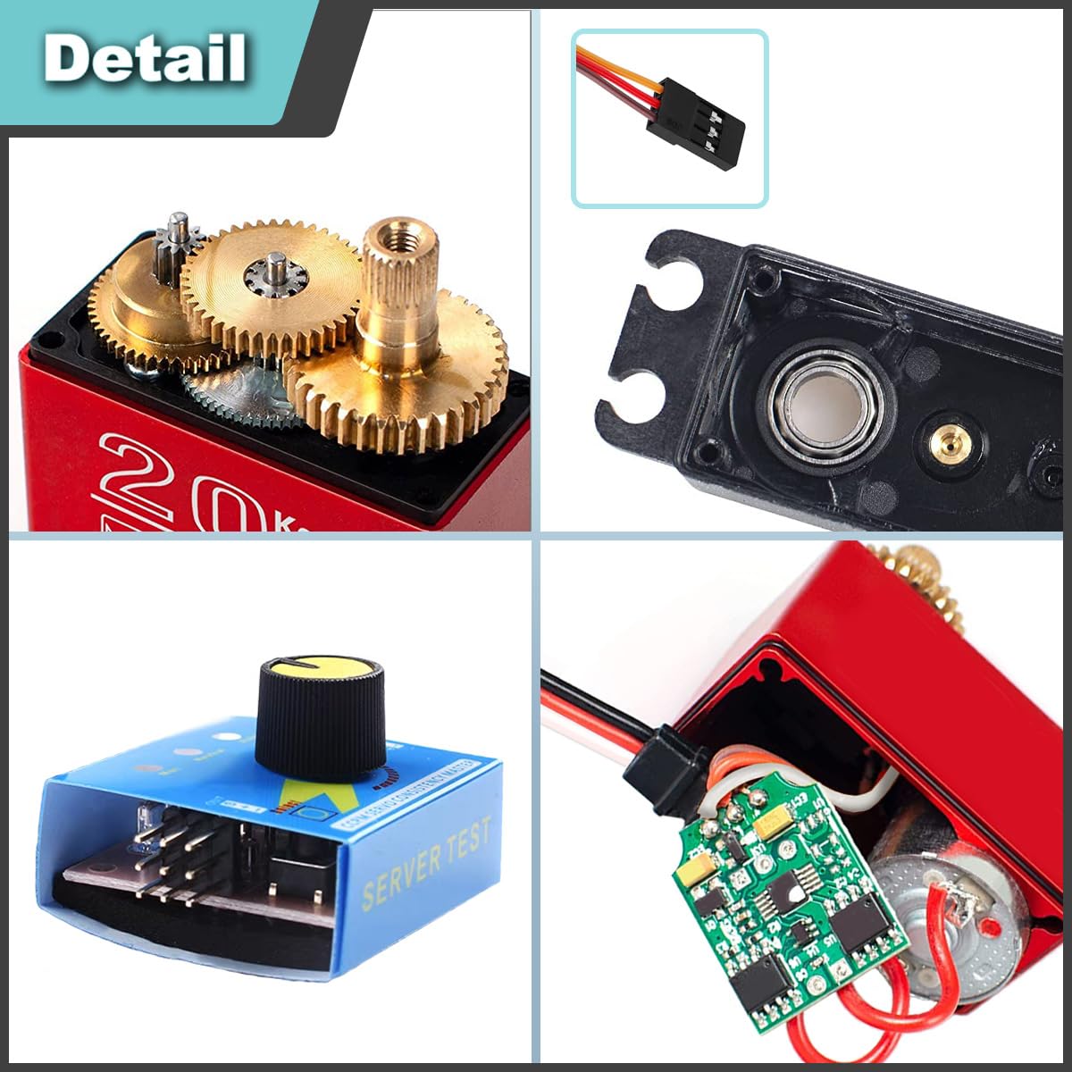 Amazon.co.jp: JYUDAUFU 20kg 270° マイクロサーボモーター 高